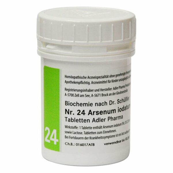 Adler Schüssler Salze Nr. 24 Arsenum jodatum D12 Tabletten